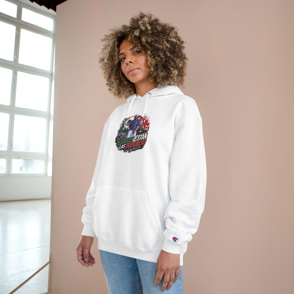 Dónde Están Las BeeDies Champion Hoodie