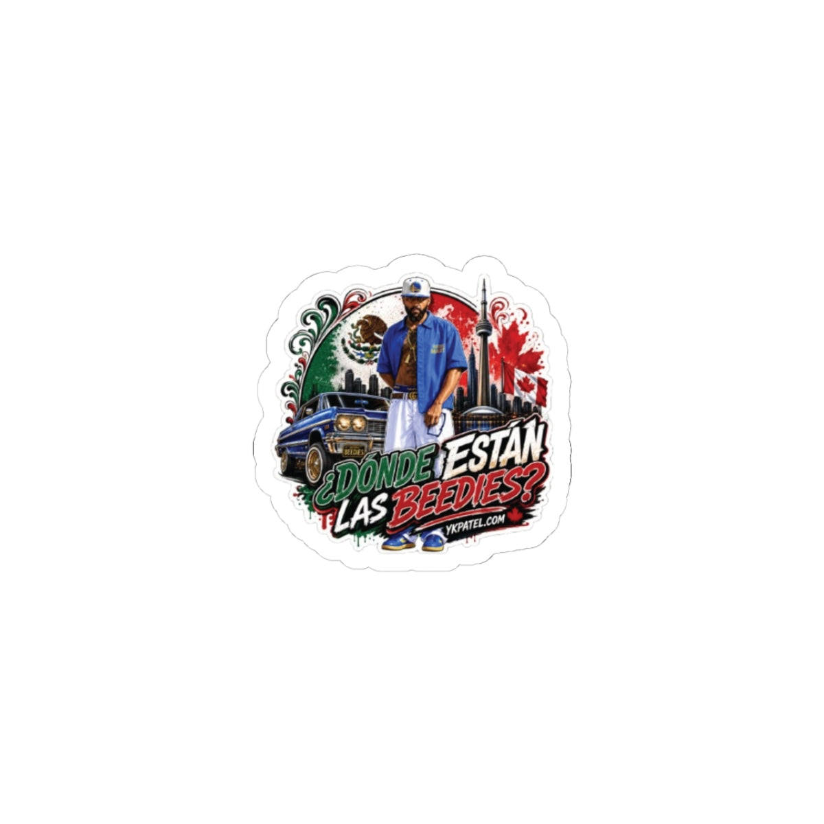Dónde Están Las BeeDies Kiss-Cut Sticker
