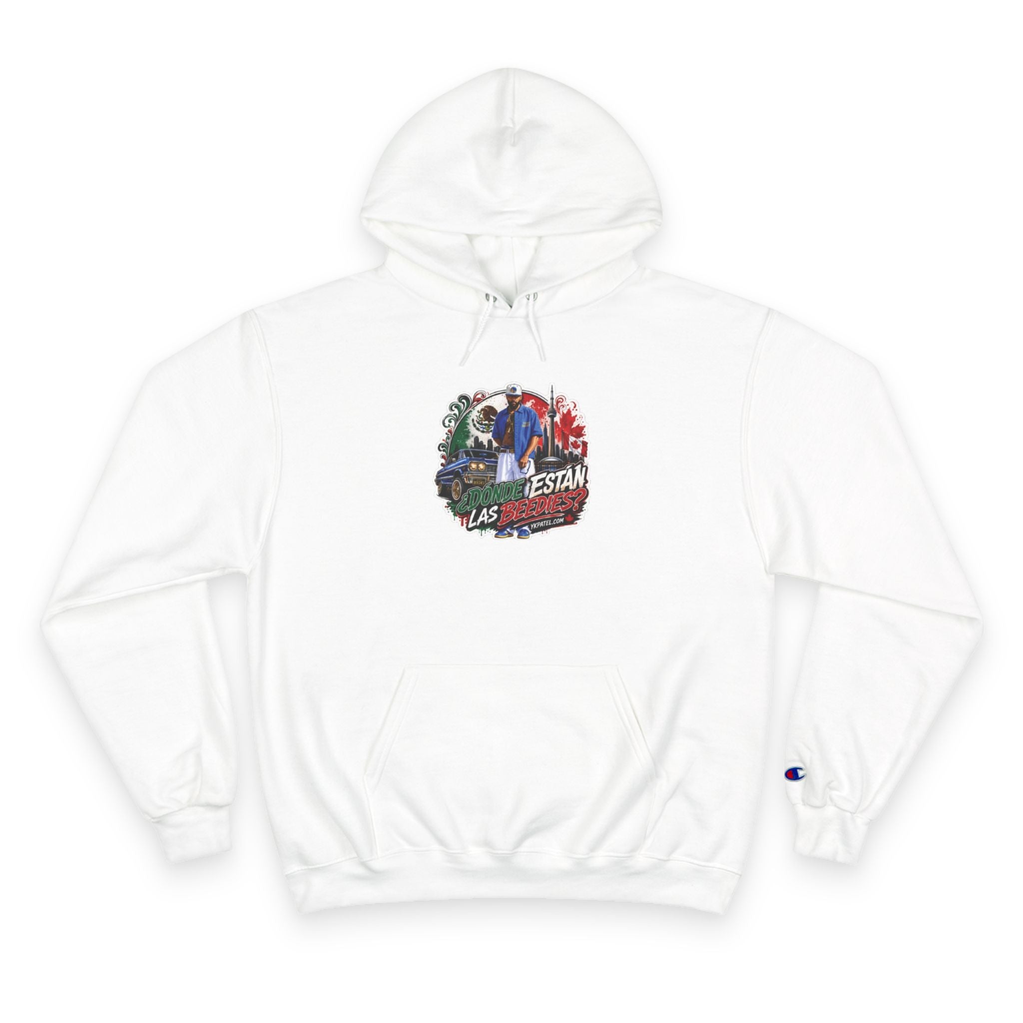 Dónde Están Las BeeDies Champion Hoodie