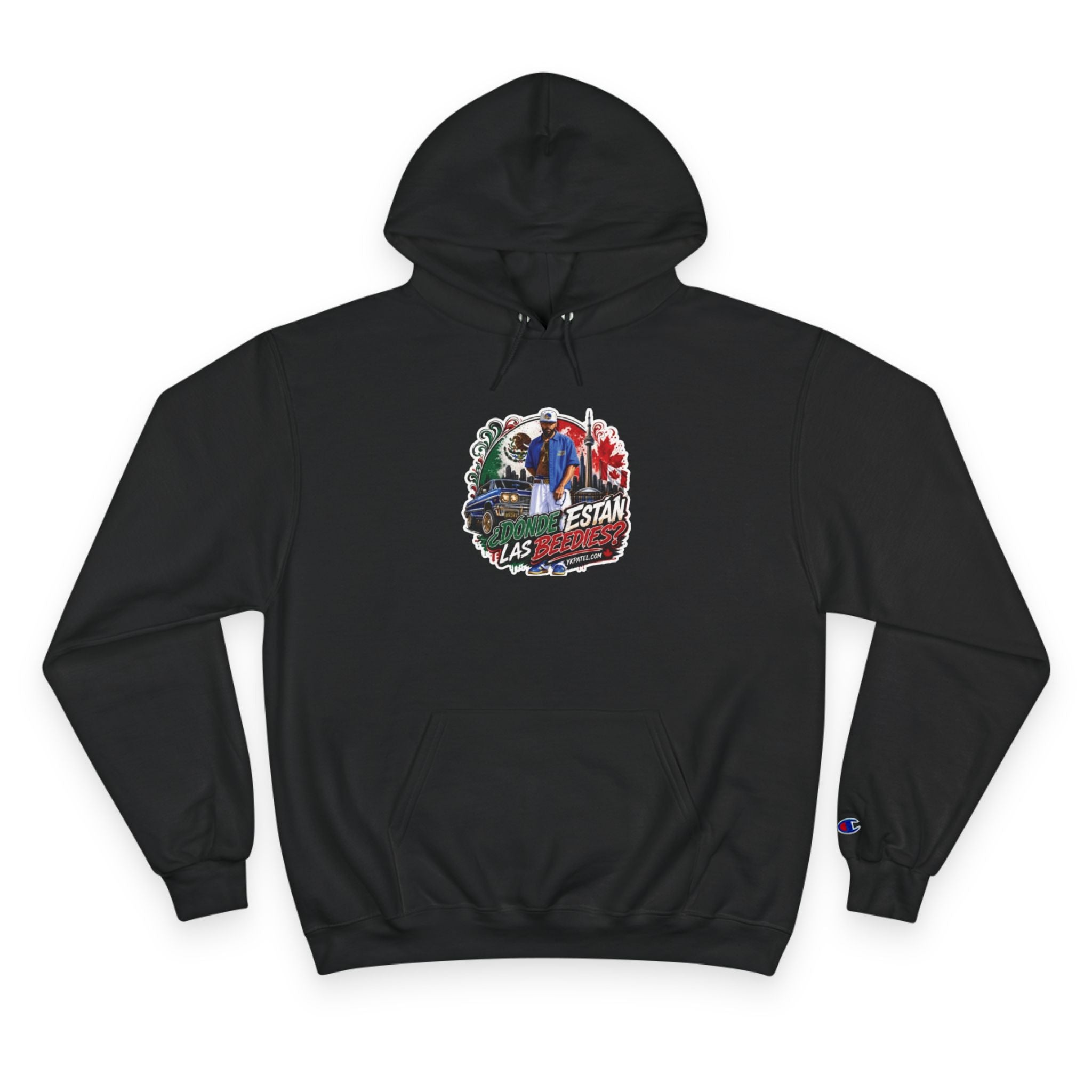 Dónde Están Las BeeDies Champion Hoodie